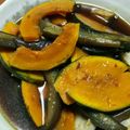 イシchan's cooksnap of when they made 簡単☆時短 カボチャと茄子の煮浸し.