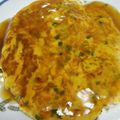 タラたら's cooksnap of when they made 香ばしく美味しいカニ玉の甘酢あんかけ♪.