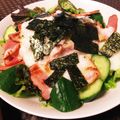 ぴぃー子's cooksnap of when they made 長いもとろとろ☆ベーコン・レタス・サラダ.