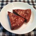 ☆Loved☆'s cooksnap of when they made ストロベリーチョコブラウニー☆.