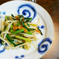 ビビ2525's cooksnap of when they made ニラともやしのキムチ炒め.