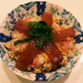 にゃおんず's cooksnap of when they made 簡単レンチンちらし寿司の具材おもてなしに.