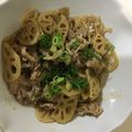 わさびとみかん's cooksnap of when they made 豚肉とレンコンの味噌風味丼.