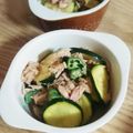 ふゆまつ's cooksnap of when they made ズッキーニとオクラの和風ツナサラダ.