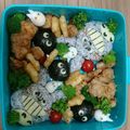 すきだまりんく's cooksnap of when they made 運動会トトロ＆まっくろくろすけキャラ弁当.