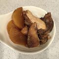 クリスチーネまゆみ's cooksnap of when they made ぶりのアラでぶり大根♪.