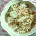ma___111's cooksnap of when they made ☆紅生姜 醤油ゴマ おにぎり.