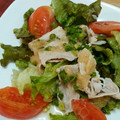 もぐもぐ1975's cooksnap of when they made 豚しゃぶサラダ　ねぎごまおろしぽん酢.