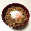 Blue＊＊'s cooksnap of when they made うちの牛丼✿温泉卵のせ.