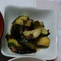 あくあ☆ぶるー's cooksnap of when they made ズッキーニとわかめのおかか胡麻和え.