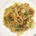 なるchan's cooksnap of when they made キャベツ・しめじ・豚肉で☆和風焼きパスタ.