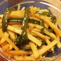 seacomet's cooksnap of when they made シャキシャキじゃが芋とピーマンのきんぴら.