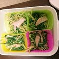 大食いになりたい's cooksnap of when they made ハム＆水菜炒め：冷凍お弁当野菜おかず.