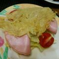 M130018's cooksnap of when they made まるごとじゃがいものガレットサラダ.