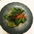 クックV3UQXF☆'s cooksnap of when they made 簡単!!きゅうりの浅漬け中華風ニンニク味.