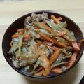 クックU1PBPO☆'s cooksnap of when they made 簡単☆豚肉とごぼうの味噌マヨ炒め.