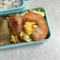 apple521's cooksnap of when they made お弁当に♪簡単えびたまごの塩麹炒め.