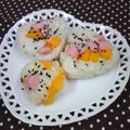 ☆ようこりん☆'s cooksnap of when they made 沢庵と魚肉ソーセージ★おにぎり★.