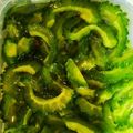 すいいろ's cooksnap of when they made 麺つゆで簡単☆ゴーヤのお浸し.