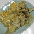 santomo☆'s cooksnap of when they made エリンギと玉ねぎの卵とじ（スキレット）.