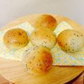 yesmama's cooksnap of when they made 黒糖黒ごまあんぱん♪.
