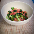 ＊eminco＊'s cooksnap of when they made 小松菜とハムの粒マスタード和え.