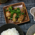 booking's cooksnap of when they made シャキシャキ☆みょうがのさっぱり肉巻き.