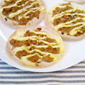 uzu1118's cooksnap of when they made ☆簡単美味しい☆餃子の皮で照り焼きピザ.