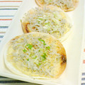 uzu1118's cooksnap of when they made 餃子の皮de和風ピザ.