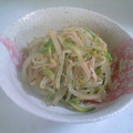 お☆にく's cooksnap of when they made 簡単♪もやしの中華サラダ.
