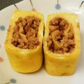 xまりぃx's cooksnap of when they made お弁当にも　♪ひき肉＆たまご焼き♪.
