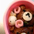 s.mocchie's cooksnap of when they made キャラ弁のうずら卵.