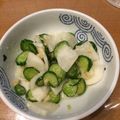 たいこたたきまま's cooksnap of when they made キュウリとカブの塩こうじ&塩レモン和え.