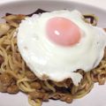 リトイロク's cooksnap of when they made 納豆好きの☆ツナ焼きそば.
