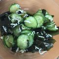 みーふー＊'s cooksnap of when they made ♪きゅうりとワカメとしらすの酢の物♪.