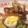 クマたぬき's cooksnap of when they made ふっくら♪タラと青菜の醤油バター☆.
