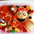 クックPOGORV☆'s cooksnap of when they made モッピー＆エルモ☆簡単キャラ弁♬.