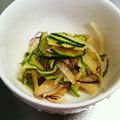 よぉぎゅると's cooksnap of when they made ズッキーニと新玉ねぎのサラダ.