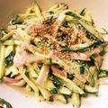 モケ缶's cooksnap of when they made キュウリとかまぼこにマヨ+本わさび.