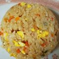 FTプリちゃん's cooksnap of when they made 早炊き２２分☆炊飯器deエビチャーハン.