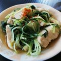 粉おとし's cooksnap of when they made 水菜と鶏肉の煮物♡.