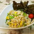 ミラクルぷっちょ's cooksnap of when they made 卵なしピーマンコーン炒飯☆.