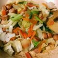 アイアイサンサン's cooksnap of when they made ウィンナーの味噌マヨ野菜炒め.
