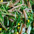 あいひよ's cooksnap of when they made 簡単♪水菜もりもり食べれちゃう炒め.