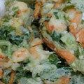 がちゃぴんママ☆'s cooksnap of when they made 小松菜とエビのかき揚げ.