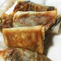 kochaaan。's cooksnap of when they made 冷蔵庫の残り物で本格春巻.