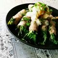 ぼんめぐ's cooksnap of when they made 豚バラの水菜巻き～おろしポン酢で～.