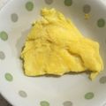 ☆ひぐま☆'s cooksnap of when they made 卵1個！レンジで簡単卵焼き☆.