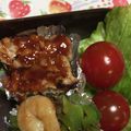 EDOMOCO's cooksnap of when they made お弁当に!!簡単ミニハンバーグ.