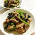 nasubeam's cooksnap of when they made 小松菜と豚のオイ味噌炒め.